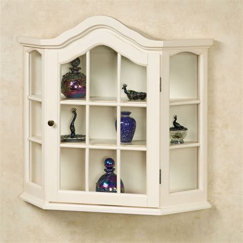 small wall mounted curio cabinets